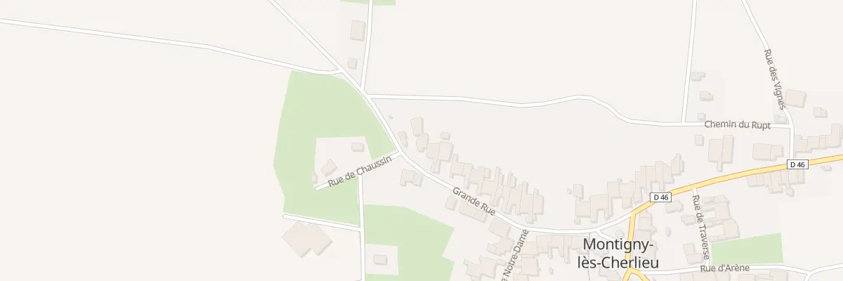 Plan du 58 Grande Rue à Montigny-lès-Cherlieu