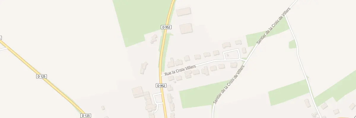 Plan du 4 Rue de la Croix de Villers à Morfontaine