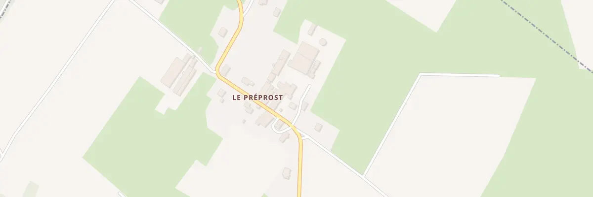 Plan du 8 Le Preprost à Fourg