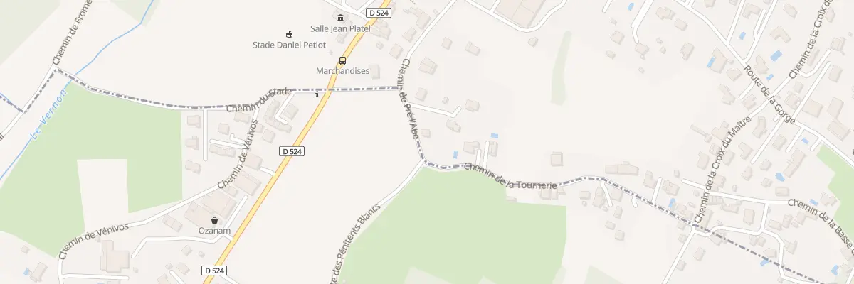 Plan du 311 Che de Pré l’Abé à Vaulnaveys-le-Haut