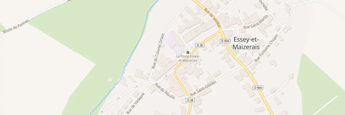 Plan du 6 Rue du 12 Septembre à Essey-et-Maizerais