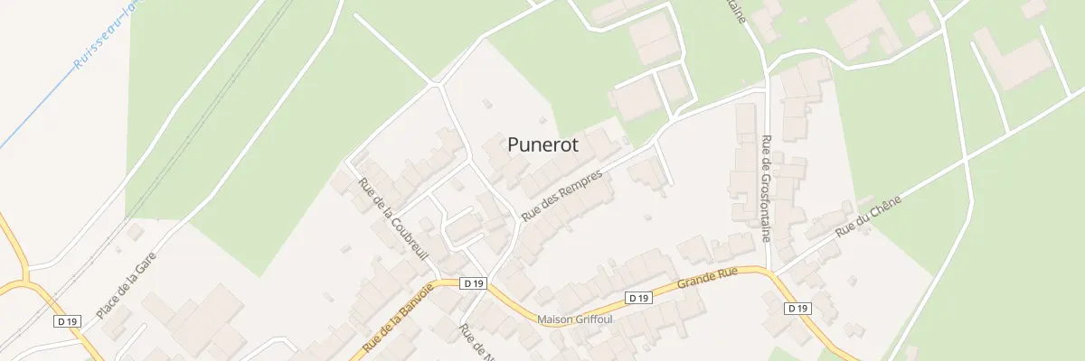 Plan du 5 Rue des Rempres à Punerot