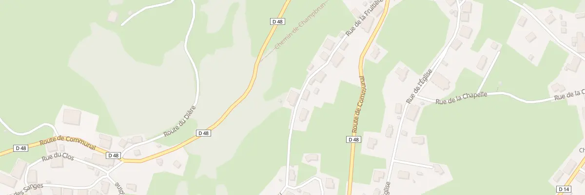 Plan du 553 Rue de la Fruitière à Champfromier