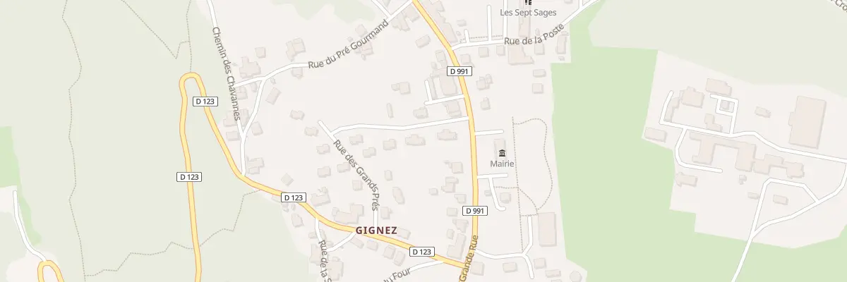 Plan du 278 Rue des Grands Prés à Corbonod