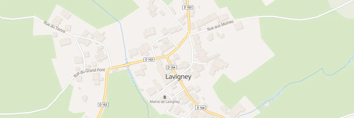 Plan du 1 Rue des Templiers à Lavigney