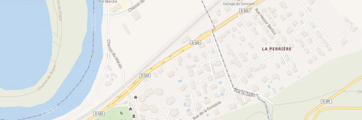 Plan du 74 Rue de la Libération à Gières