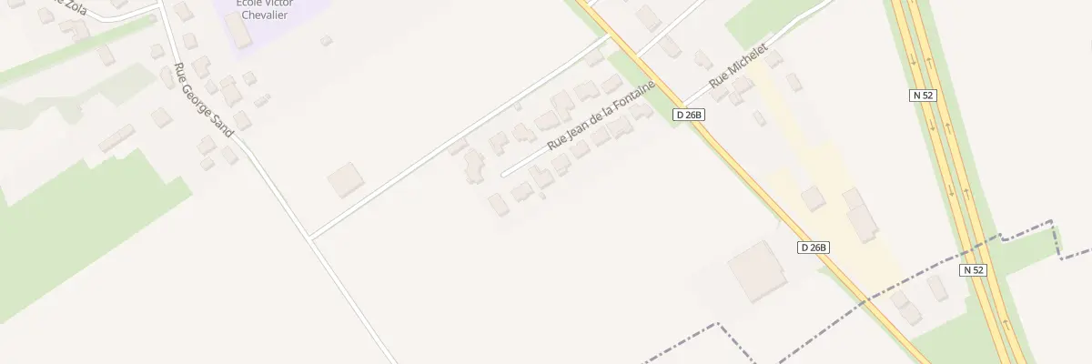 Plan du 12 Rue Jean de la Fontaine à Haucourt-Moulaine