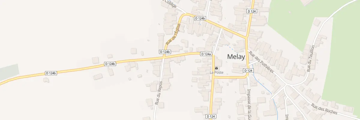 Plan du 3 Rue de la Charriere à Melay