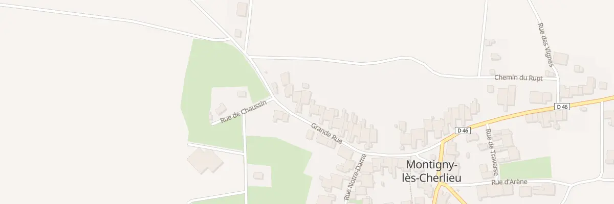 Plan du 54 Grande Rue à Montigny-lès-Cherlieu
