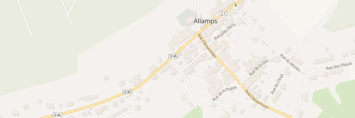 Plan du 9 Rue du Lt Clerc à Allamps