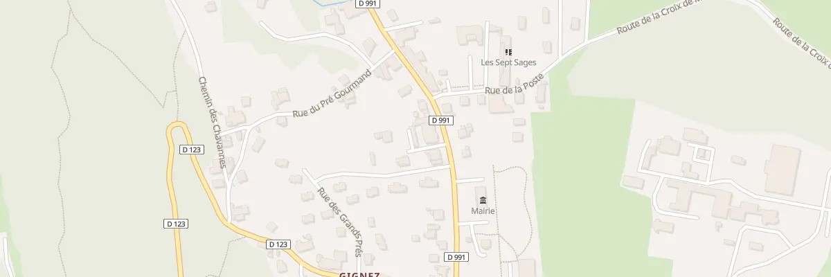 Plan du 190 Grande Rue à Corbonod