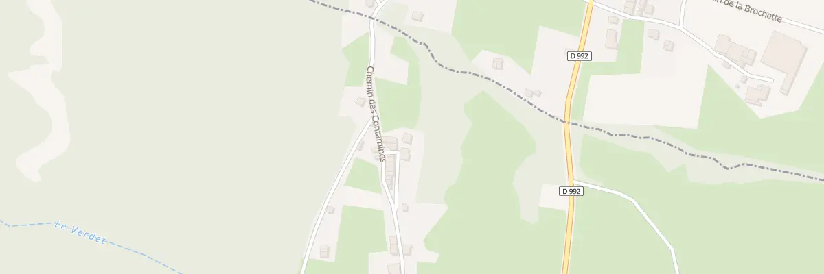 Plan du 66 Che du Champs Broutet à Anglefort