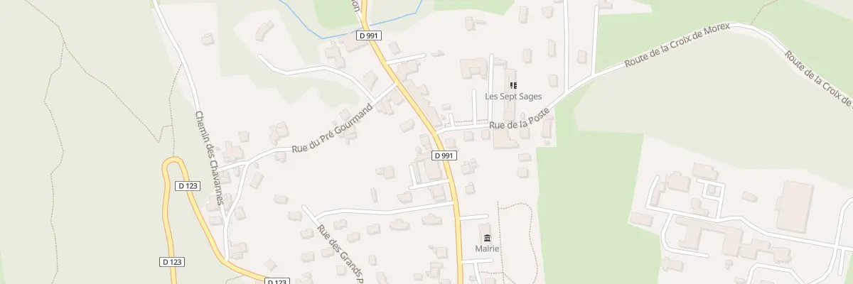 Plan du 158 Grande Rue à Corbonod
