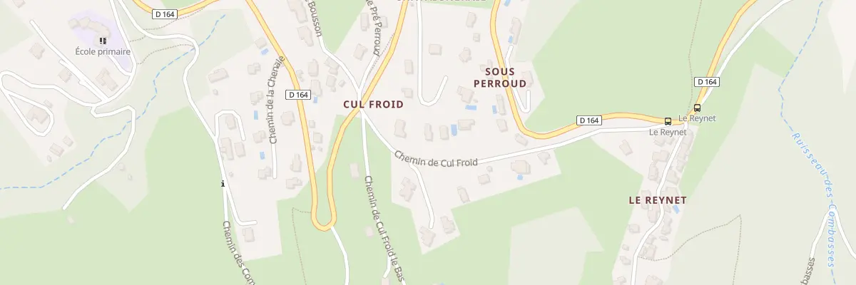 Plan du 119 Chem de Cul Froid à Venon