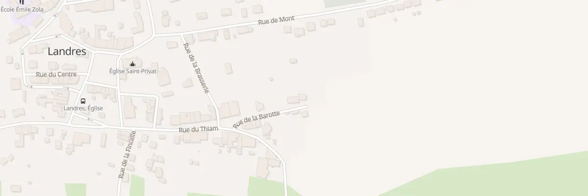 Plan du 3 Rue de la Barotte à Landres