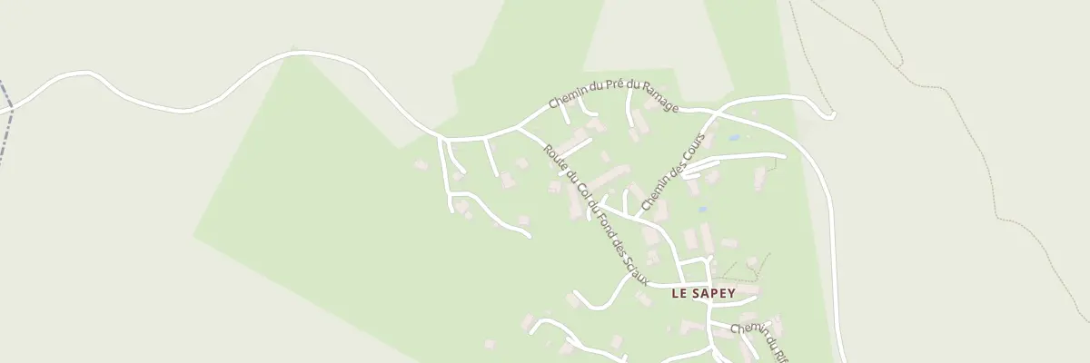 Plan du 130 Rte du Col du Fond des Sciaux à Saint-Barthélemy-de-Séchilienne