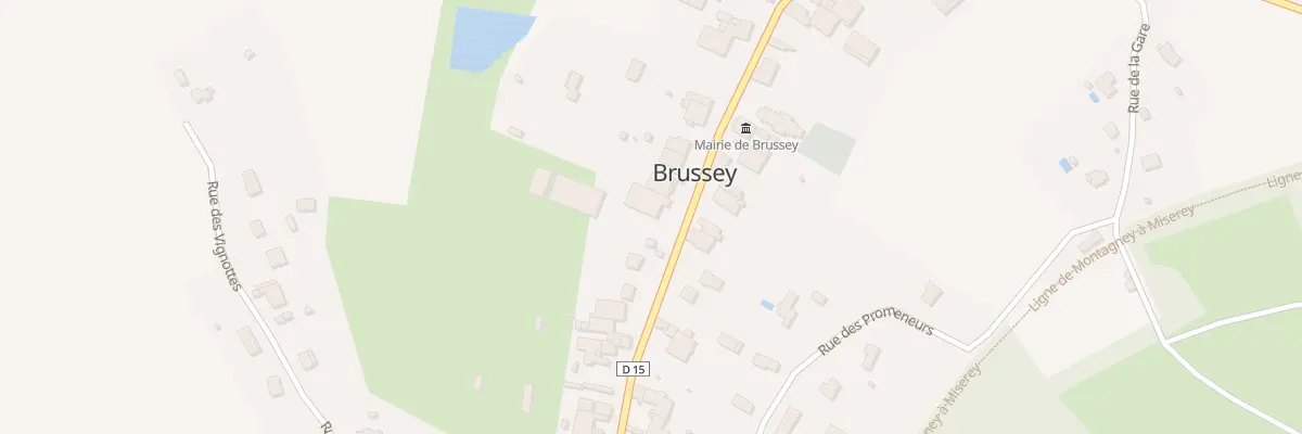 Plan du 17 Grande Rue à Brussey