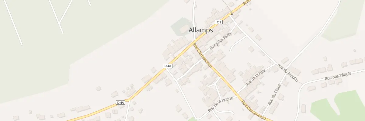 Plan du 3 Rue du Lt Clerc à Allamps