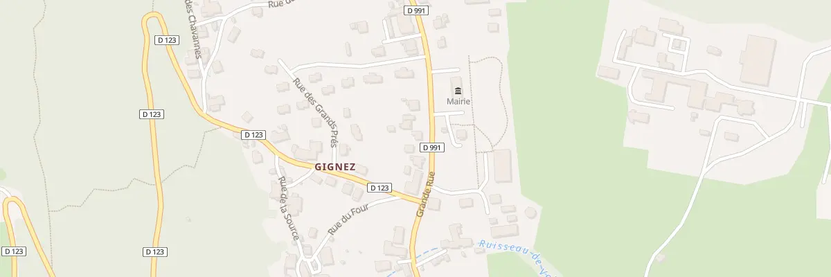Plan du 332 Grande Rue à Corbonod