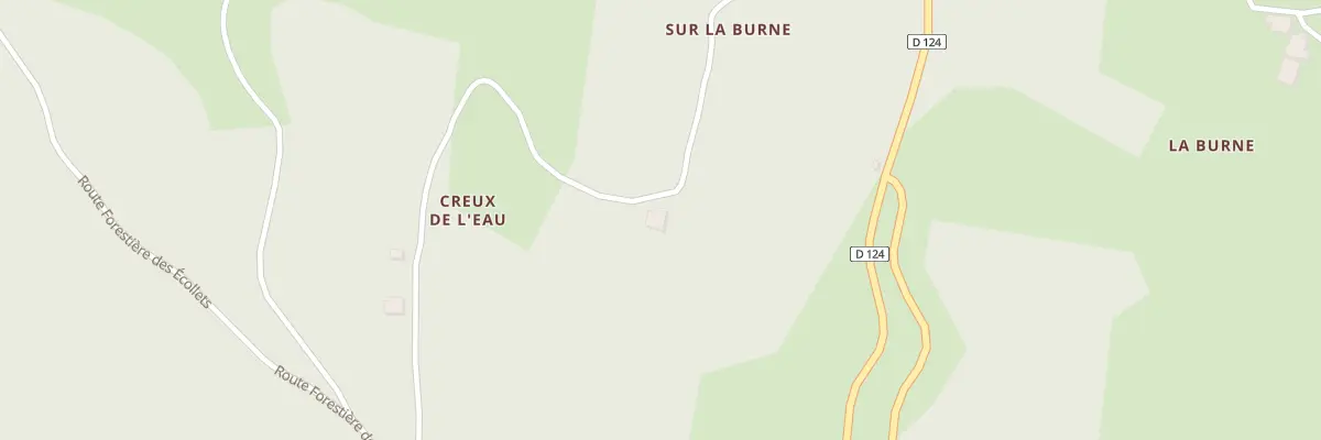Plan du 5120 La Cote de la Burne aux Bouchoux