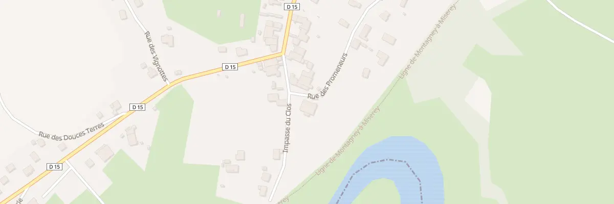 Plan du 7 Imp du Clos à Brussey