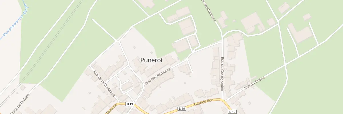 Plan du 13 Rue des Rempres à Punerot