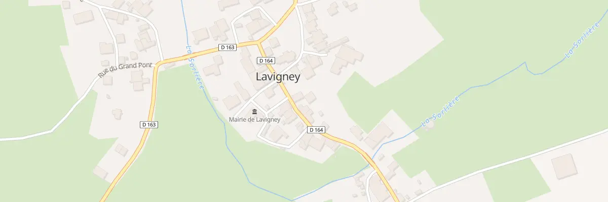 Plan du 1 Rue du Petit Pont à Lavigney