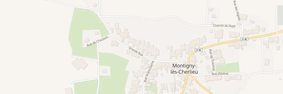 Plan du 48 Grande Rue à Montigny-lès-Cherlieu