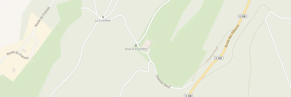 Plan du 2 Rte de Savarin à Châtel-de-Joux