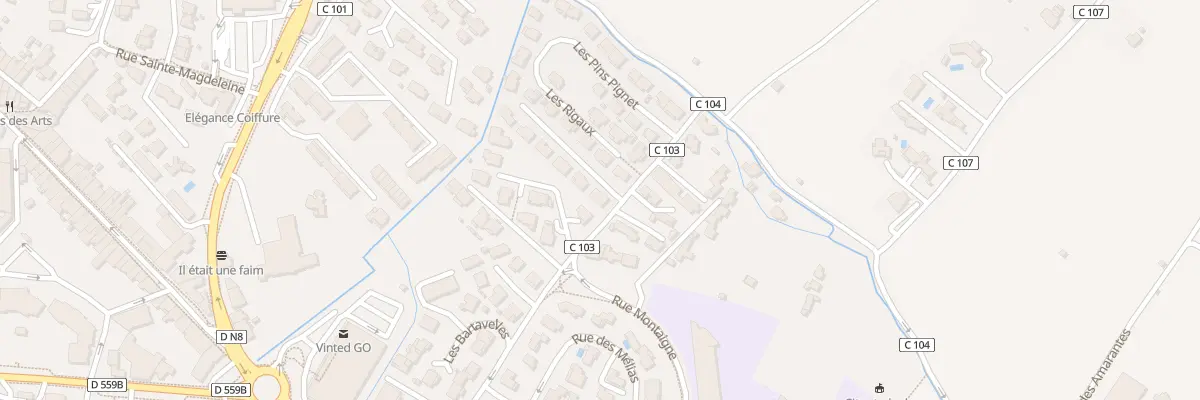 Plan du 13 Che de Fournigue au Beausset