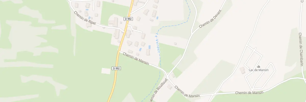 Plan du 234 Rue de Bouilloud à Anglefort
