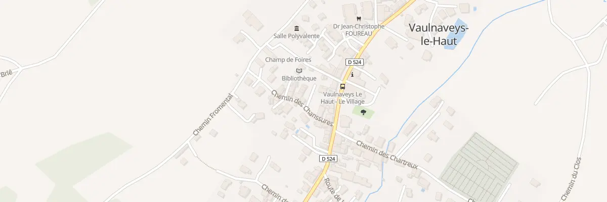 Plan du 64 Rue des Chanssures à Vaulnaveys-le-Haut