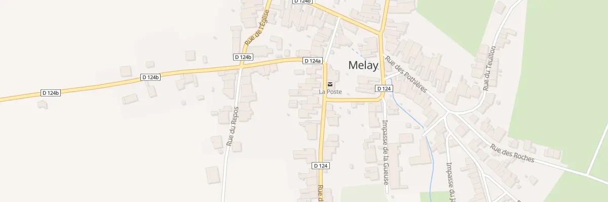 Plan du 20 Rue du Pressoir à Melay