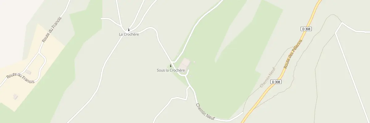 Plan du 4 Rte de Savarin à Châtel-de-Joux