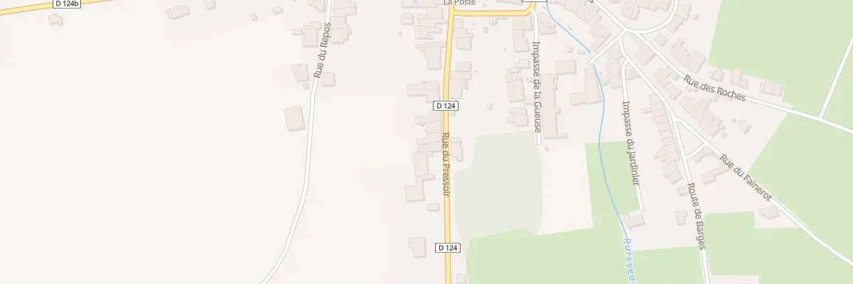 Plan du 34 Rue du Pressoir à Melay