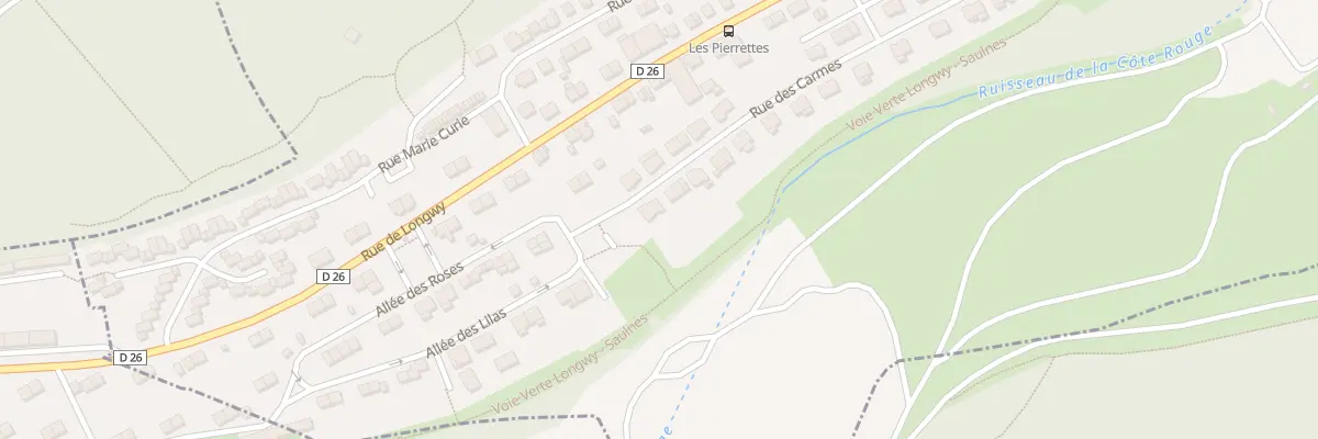 Plan du 21 Rue des Carmes à Saulnes