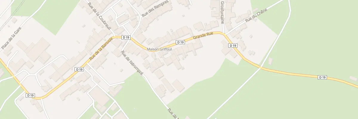 Plan du 22 Gr Grande Rue à Punerot