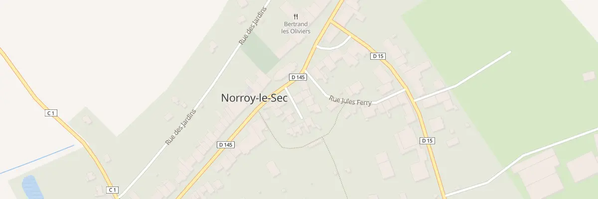 Plan du 1 Rue Le Chateau à Norroy-le-Sec