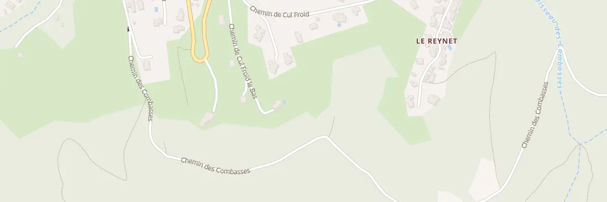 Plan du 261 Chem de Cul-froid le Bas à Venon