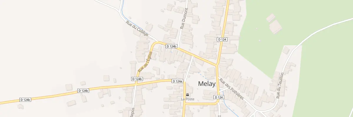 Plan du 7 Rue du Four à Melay