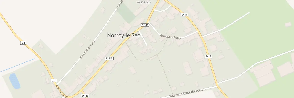 Plan du 9 Rue Le Chateau à Norroy-le-Sec