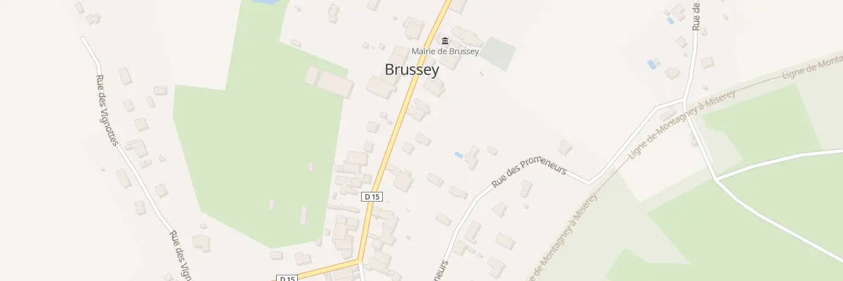 Plan du 14B Grande Rue à Brussey