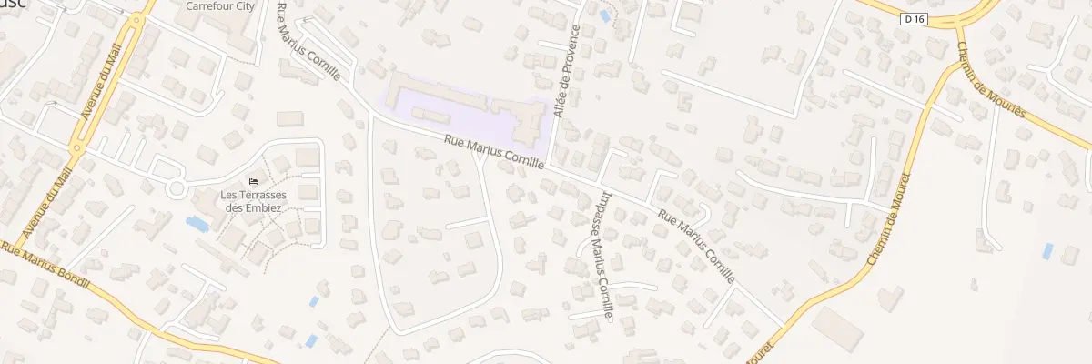 Plan du 334 Rue Marius Cornille à Six-Fours-les-Plages