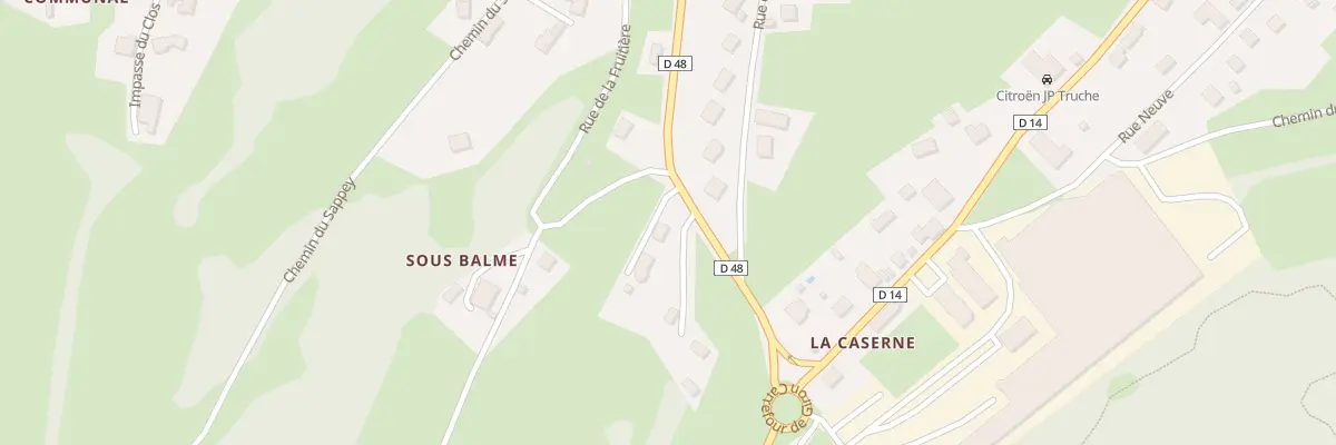 Plan du 8 Imp des Combes à Champfromier