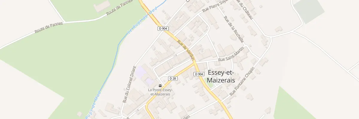 Plan du 10B Pl de la Mairie à Essey-et-Maizerais