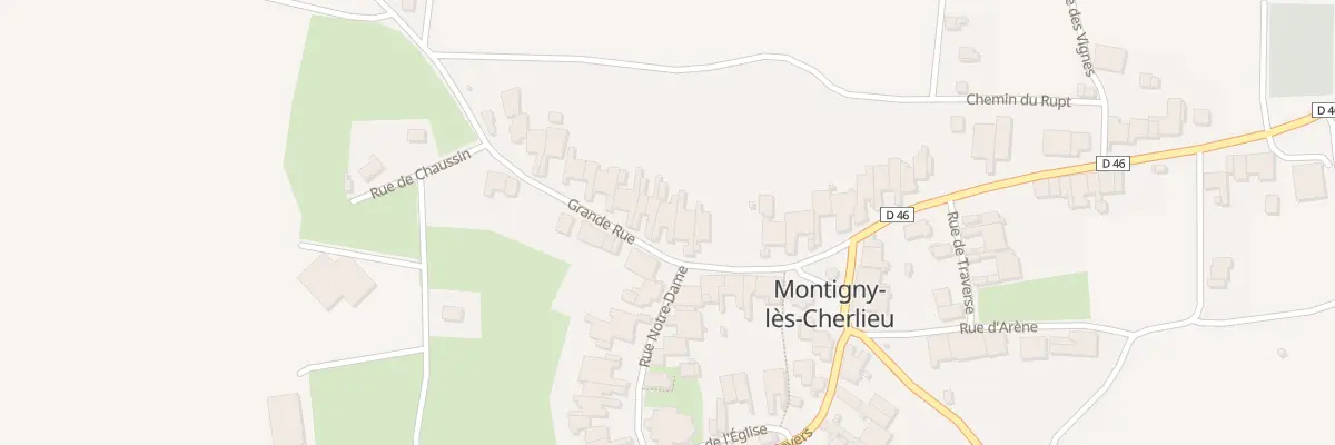 Plan du 42 Grande Rue à Montigny-lès-Cherlieu