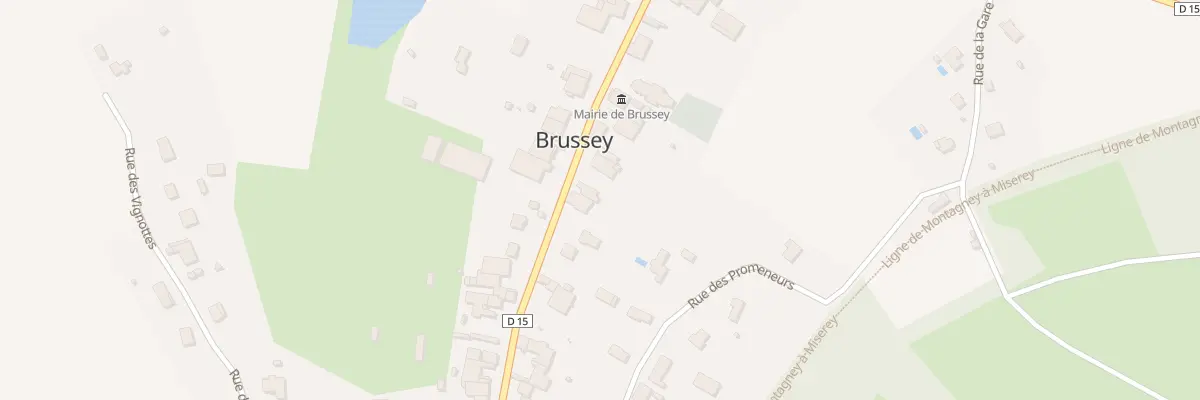 Plan du 18 Grande Rue à Brussey