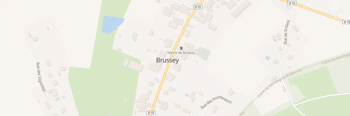 Plan du 22 Grande Rue à Brussey