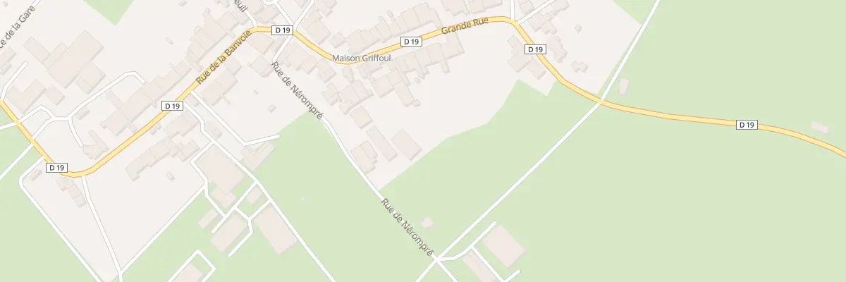 Plan du 20 Gr Grande Rue à Punerot