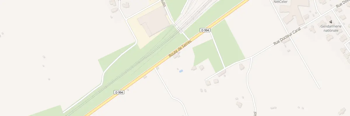 Plan du 21 Rte de Serres à Veynes